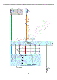 雷克萨斯LS460电路图-电动驻车制动器-LHD