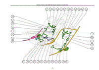 雷克萨斯LS460电路图-座椅零件位置 RearSeatWPR-P