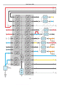 雷克萨斯LS460电路图-电源-RHD