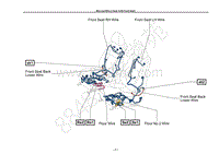 雷克萨斯LS460电路图-座椅线束 FrontSeatL-W