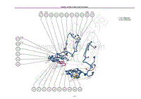 雷克萨斯LS460电路图-座椅零件的位置 FrontSeatL-P1