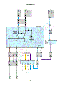 雷克萨斯LS460电路图-组合音响-RHD