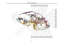 雷克萨斯LS460电路图-车身零件的位置 BodyR-P1