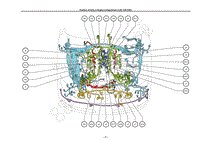 雷克萨斯LS460电路图-发动机舱中零件的位置 1URFSEL-P6