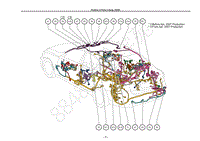 雷克萨斯LS460电路图-车身零件的位置 BodyR-P7