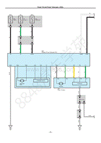 雷克萨斯LS460电路图-功率倾斜和功率伸缩-RHD