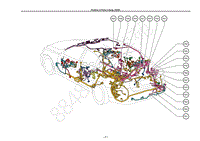 雷克萨斯LS460电路图-车身零件的位置 BodyR-P2