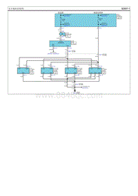 2013现代iX35 G2.4电路图-驻车辅助系统