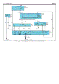 2011现代iX35 G2.0电路图-前雨刮器和喷水器