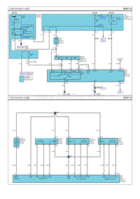 2013现代iX35 G2.4电路图-空调控制系统 手动 