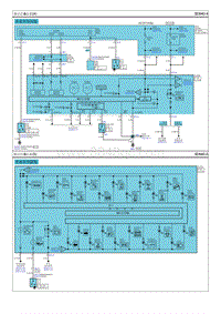 2013现代iX35 G2.4电路图-指示灯 仪表