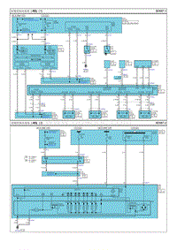 2011现代iX35 G2.0电路图-防抱死制动系统 ABS 