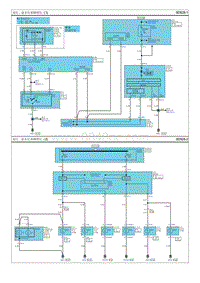 2011现代iX35 G2.0电路图-尾灯 驻车灯和牌照灯