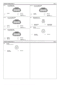 2012现代iX35 G2.0NU电路图-倒车警告传感器延伸线束