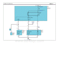 2011现代iX35 G2.0电路图-后备箱门开启系统