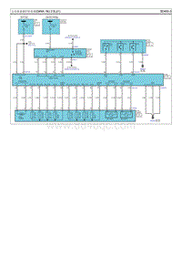 2013现代iX35 G2.0电路图-自动变速器控制系统