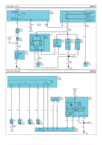 2012现代iX35 G2.0NU电路图-礼貌灯 转向灯