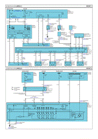 2013现代iX35 G2.4电路图-防抱死制动系统 ABS 