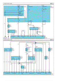 2013现代iX35 G2.4电路图-空调控制系统 自动 