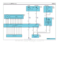 2012现代iX35 G2.0NU电路图-动力转向系统