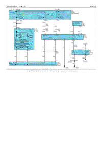 2011现代iX35 G2.0电路图-分动器控制系统 TCCS 