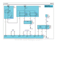 2013现代iX35 G2.4电路图-冷却系统