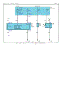 2011现代iX35 G2.0电路图-时钟和点烟器 电源插座 系统