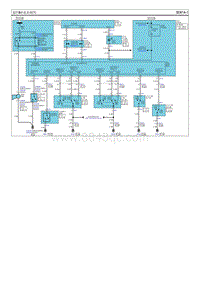 2013现代iX35 G2.0电路图-遥控 防盗系统