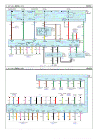 2014现代iX35 G2.4电路图-车身控制模块 BCM 系统