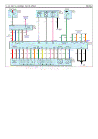 2015现代iX35 G2.0电路图-自动变速器控制系统