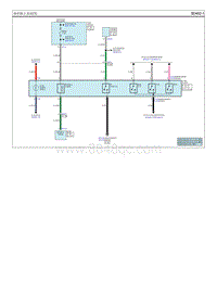 2017现代iX35 G2.0电路图-换档锁止系统