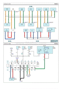 2017现代iX35 G2.0电路图-诊断连接分布