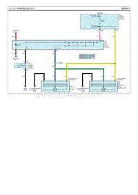 2015现代iX35 G2.0电路图-大灯水平调整 HLLD 系统