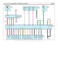 2015现代iX35 G2.4电路图-自动变速器控制系统