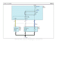 2014现代iX35 G2.4电路图-后备箱门开启系统