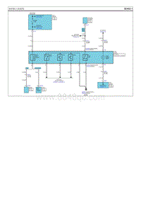 2013现代iX35 G2.0电路图-换档锁止系统