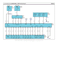 2013现代iX35 G2.0电路图-自动变速器控制系统