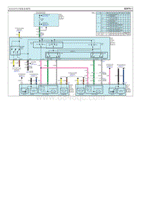 2017现代iX35 G2.0电路图-电动室外后视镜系统