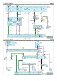 2014现代iX35 G2.0电路图-防抱死制动系统 ABS 