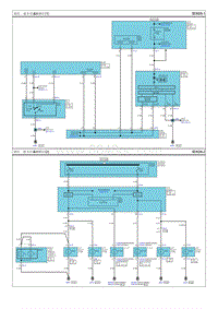 2013现代iX35 G2.0电路图-尾灯 驻车灯 牌照灯