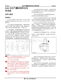 2022年二代CS75PLUS维修手册-5.4.1安全气囊系统和安全带系统