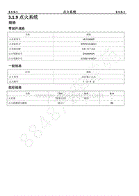 2023年长安CS85维修手册-3.1.9点火系统