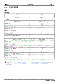 2013年长安逸动Hybrid维修手册-2.3.1 制动系统概述