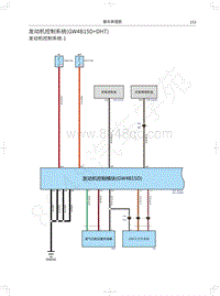 2022年哈弗H6-HEV电路图-发动机控制系统 GW4B15D DHT 