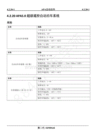 2023年第二代CS75PLUS维修手册-4.2.20 APA5.0超级遥控自动泊车系统