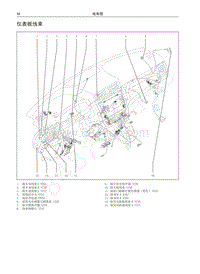 哈弗H6运动版蓝标电路图-仪表板线束
