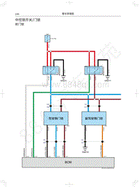 2019年新哈弗H6 Coupe电路图-中控锁开关门锁