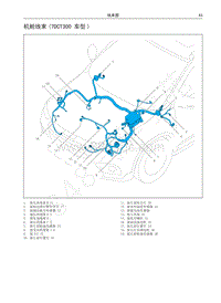 哈弗H6运动版蓝标电路图-机舱线束 7DCT300 车型 