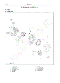 2016-2020哈弗H6运动版-04-后轮制动器 类型一 