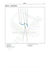 2018-2019年哈弗H6 Coupe电路图-蓄电池 发电机线束